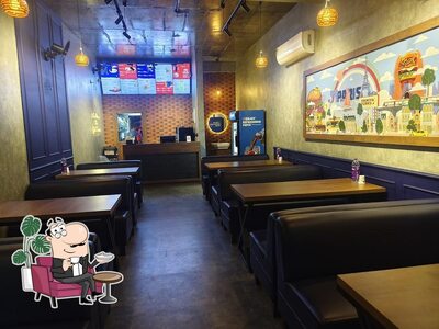 Take a seat at one of the tables at French Turks