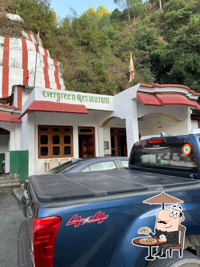 Check out how Evergreen Restaurant looks outside