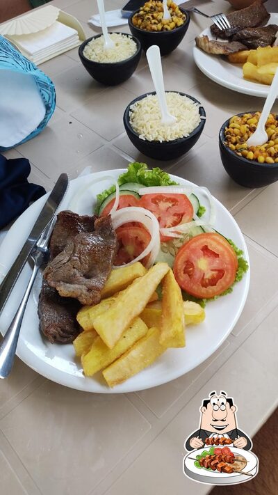 Comida em Bamboo Lounge