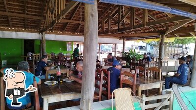 O interior do Restaurante Da Serra