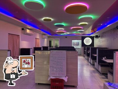 The interior of Raju gari biryani point