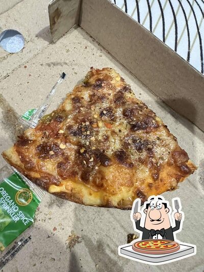 Order pizza at Cafe 68