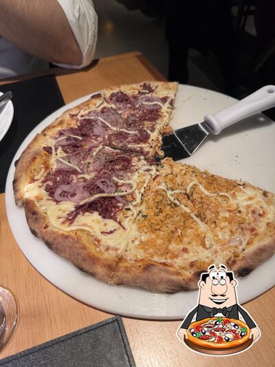 Experimente pizza no Di. Pippo Restaurante e Pizzaria Lavras Novas