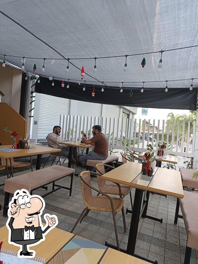 The interior of The Chameleon by Abhi's