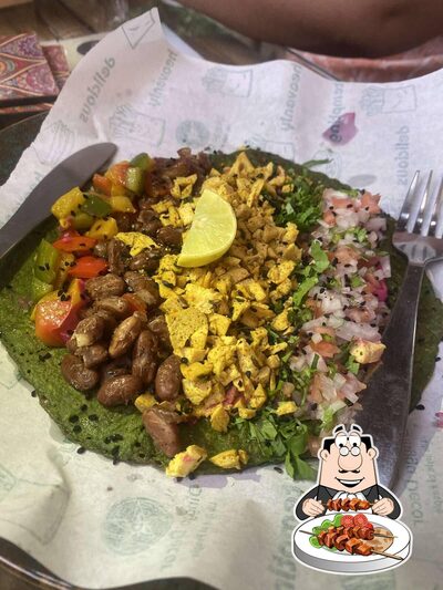 Food at Asro Cafe & Silent Book Club Goa