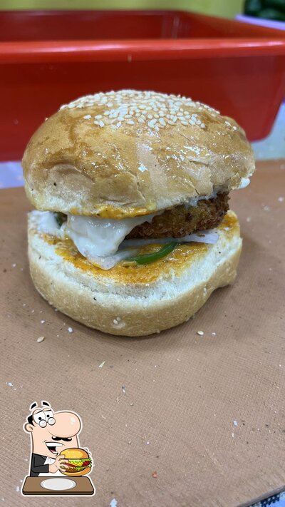 Try out a burger at Hunger Treat