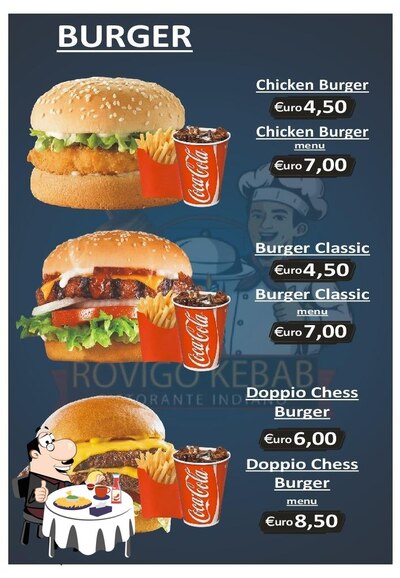 Gli hamburger di Rovigo Kebab potranno incontrare i gusti di molti