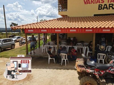 O exterior do Várias tampas bar