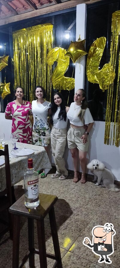 O interior do Rancho Santa Rita