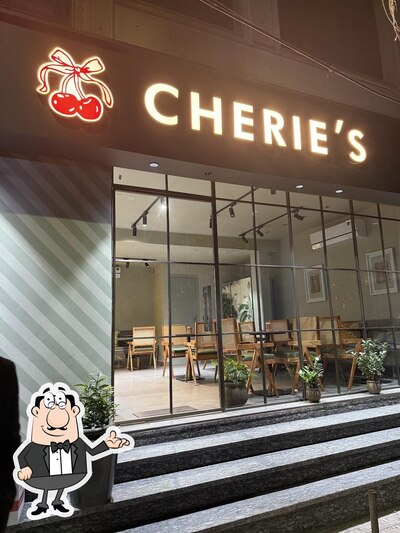 Take a seat at one of the tables at Chérie’s