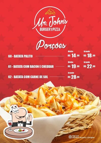 Comida em Mr john's