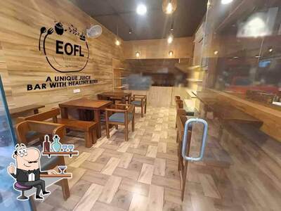 Take a seat at one of the tables at EOFL