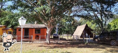 Você pode espairecer no na área externa do Pousada Refazenda
