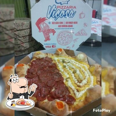 Escolha diferentes tipos de pizza