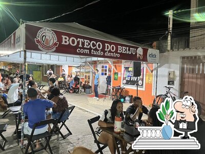 Você pode espairecer no exterior Pizzaria da Praça