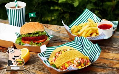 Taste one of the burgers available at MADRAS CAFE