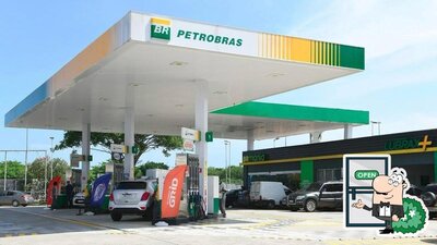 a área exterior é uma característica importante do Posto Petrobras