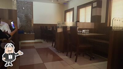 The interior of Green Chilli Veg & Non Veg Restaurant