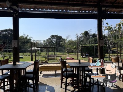 O interior do Rancho La Vida