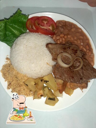 Comida em Restaurante Tempero da casa costela assada
