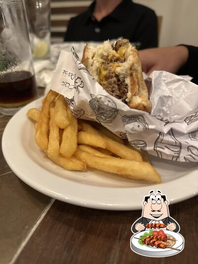 Platos en Double Burger