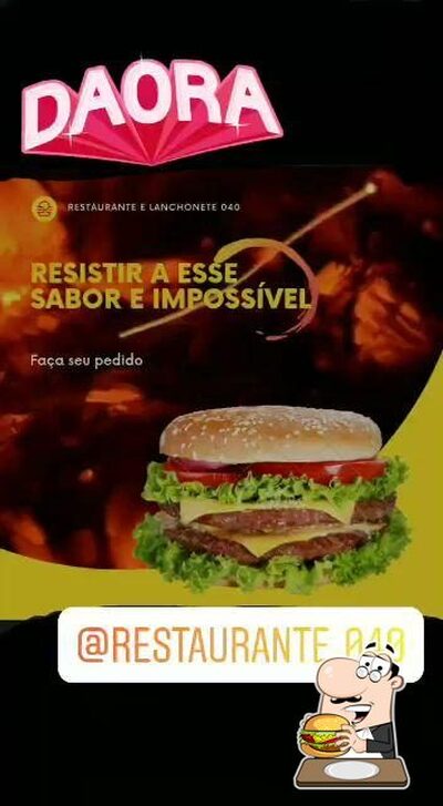 Restaurante 040 oferece uma variedade de opções para os amantes dos hambúrgueres