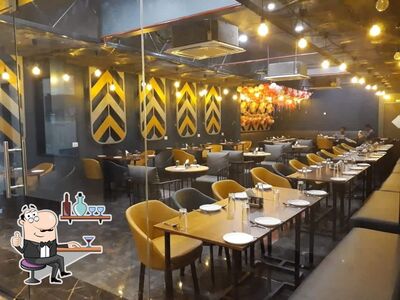 Take a seat at one of the tables at Ornate