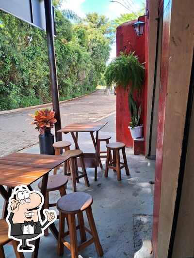 O interior do Padaria e Restaurante da Marcia
