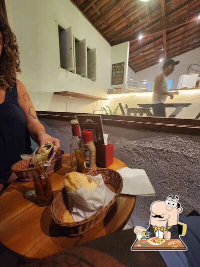 Comida em Calzone do Bigode