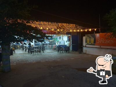 Take a seat at one of the tables at SS AVIN BAKERY