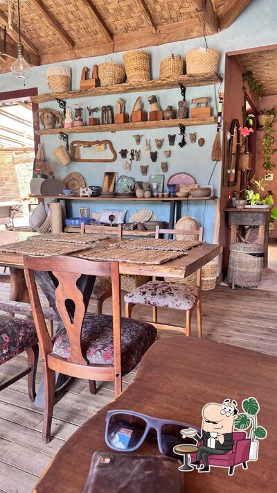 O interior do Casa Roça