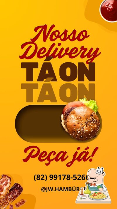 Platos en Jw Hamburgueria