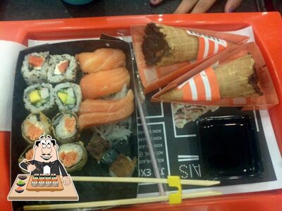 No Mc Café Taguatinga Shopping, você pode provar sushi