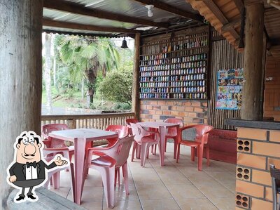 O interior do Rancho Samas