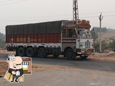 The outside part is an important feature of Mitran Da Dhaba