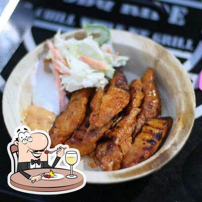 Food at BBQ Ride India