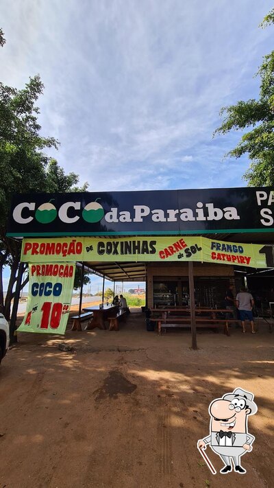 Desfrute da vista da área externa do Coco da Paraíba e Parada do Pastel