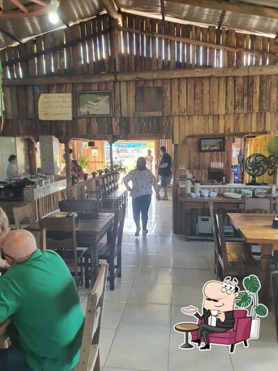 O interior do Rancho colonial Da Vó LiLi