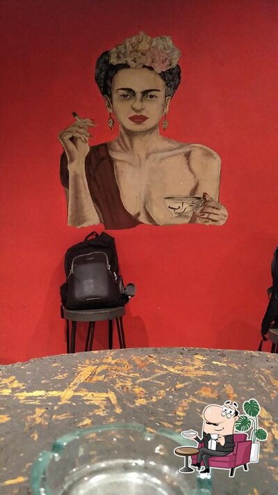 L'intérieur de Frida bar a tapas