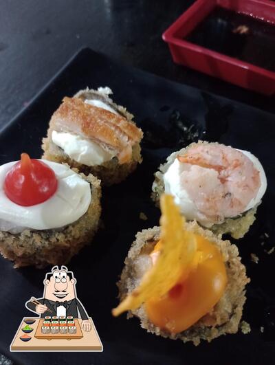 Sushi é um popular cozinha originário do Japão