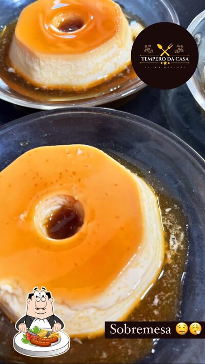 Comida em Restaurante Tempero da casa