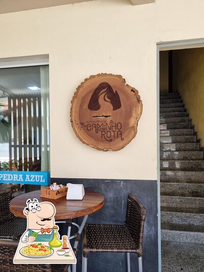 Comida em Pizzaria Pedra Azul e Restaurante