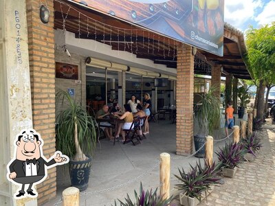 O interior do Churrascaria do Bom