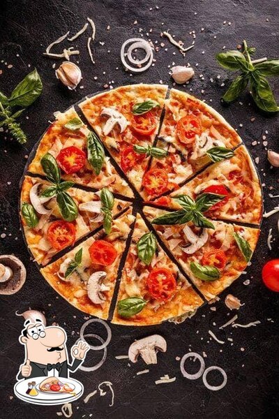 Try out pizza at Pizza Square