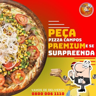 A publicidade apresenta informações sobre o Tele Pizza Campos