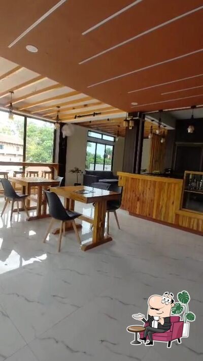 The interior of Reha cafe