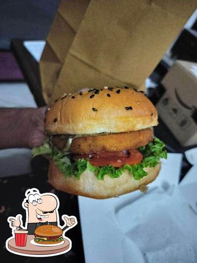 Order one of the burgers served at ALPHA KITCHENS