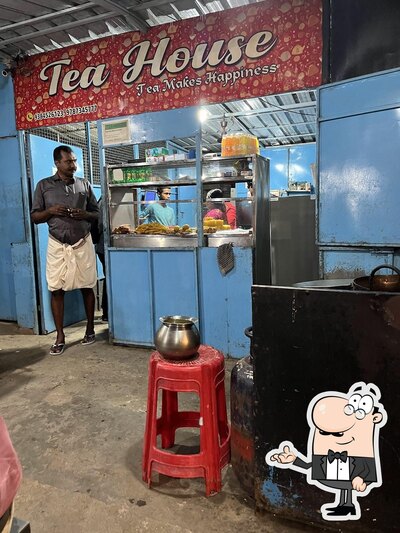 The interior of Tea house