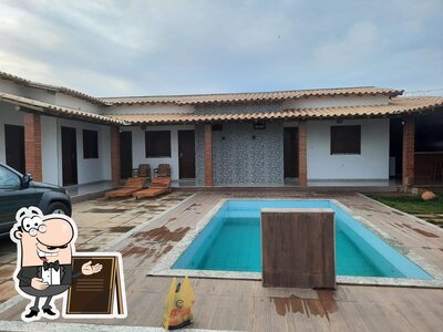 Você pode espairecer no exterior Churrascaria point do café