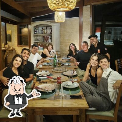 O interior do Pizzaria Arvorecer
